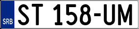 Truck License Plate